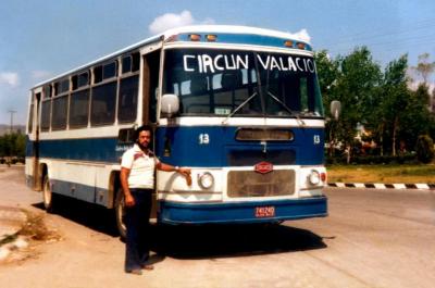 Transporte público de la familia Martínez García, en 1979