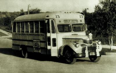 Autobús de la línea Centro-Bellavista (ca. 1940)