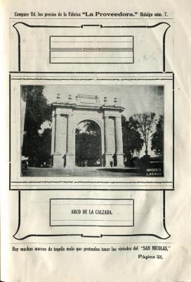 Arco de la Calzada de los Héroes (Ca.1905)
