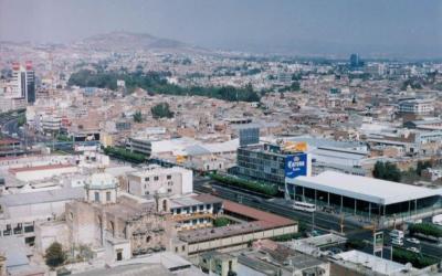 Fotografía panorámica de la ciudad (Ca. 90's)