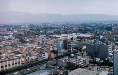 Imagen panorámica de la ciudad de León (Ca.1990)