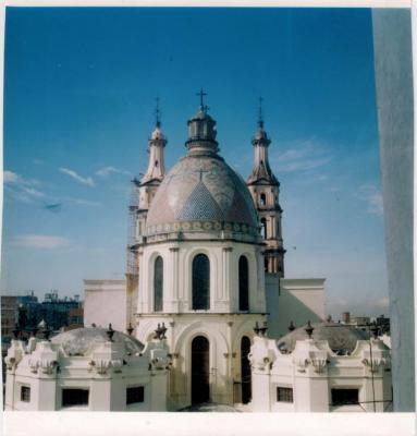 Vista de la cúpula posterior de la Catedral 