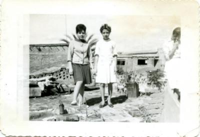 Mujeres posando para la fotografía
