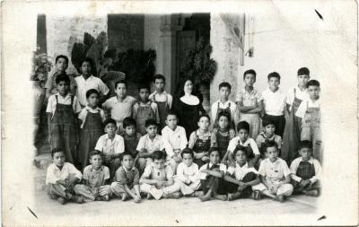 Escuela del Calvario en el año 1950