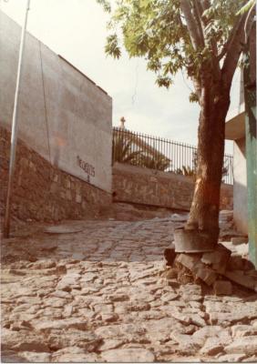 Subida a la capilla del Calvario desde la calle Limón (Ca. 1980)