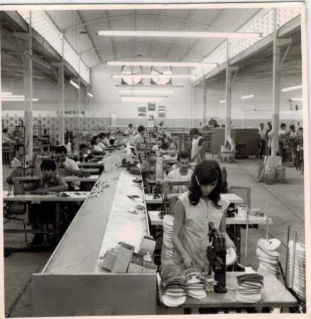 Fotografía de la fabricación de calzado  