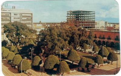 Vista del Jardín Principal de León de 1965