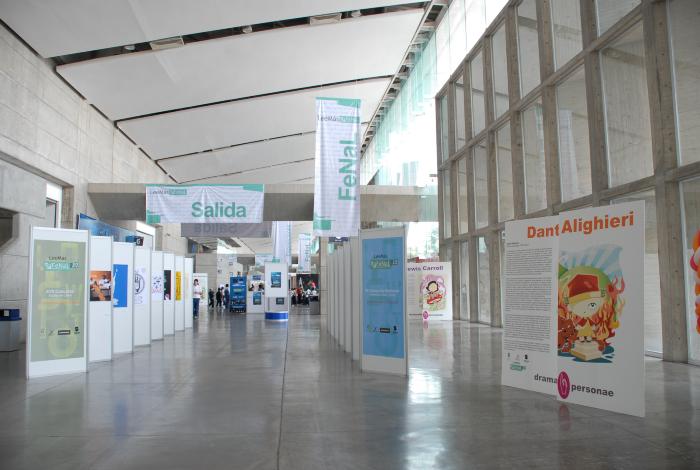 Exposiciones de cartel e ilustración durante la Feria Nacional del Libro de León de 2008