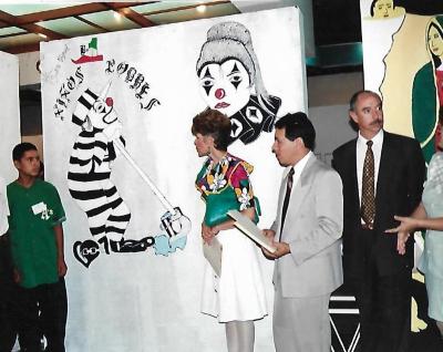 Muestra de graffiti en la VII Feria Nacional del Libro Infantil y Juvenil de León