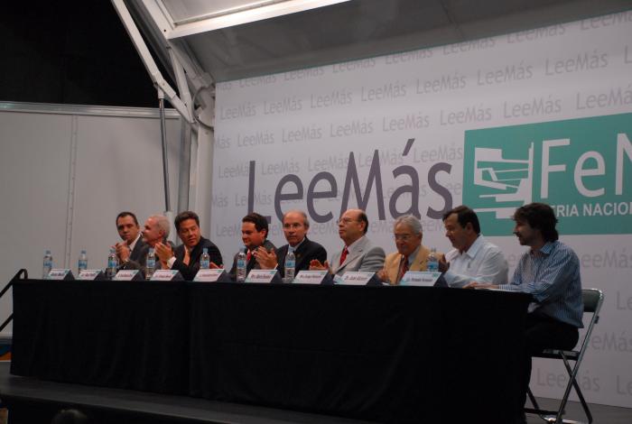 Ceremonia inaugural de la Feria Nacional del Libro en León de 2008 