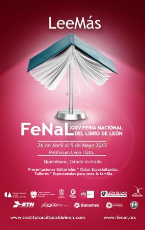 Feria Nacional del Libro (FeNaL). Cartel oficial de la XXIV Feria en el año 2013