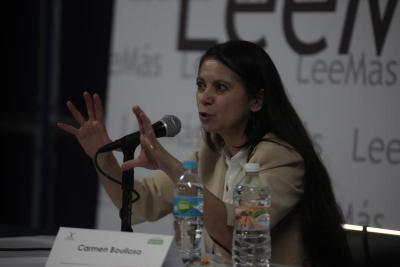 XXIV Ferian Nacional del Libro de León; Carmen Boullosa presentó su libro “Texas”