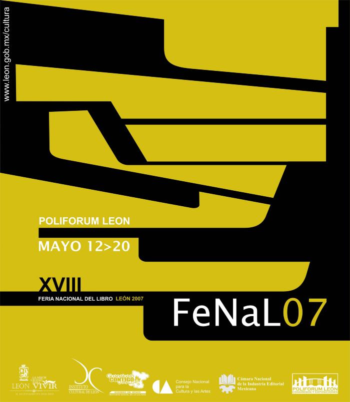 Feria Nacional del Libro. Cartel oficial de la XVIII Feria en el año 2007