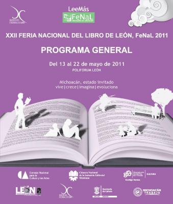 Feria Nacional del Libro (FeNaL). Cartel oficial de la XXII Feria en el año 2011