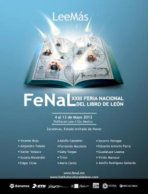 Feria Nacional del Libro (FeNaL). Cartel oficial de la XXIII Feria en el año 2012