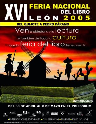 Feria Nacional del Libro. Cartel oficial de la XVI Feria en el año 2005