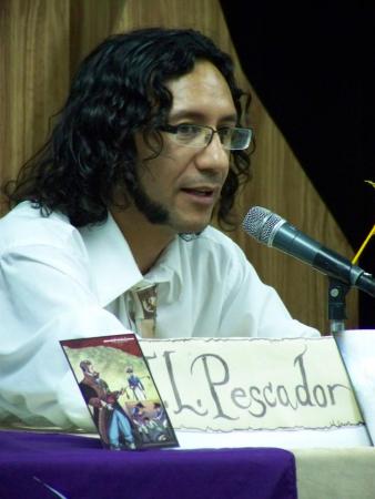 José Luis Pescador en la presentación de la serie: 'Comic Bicentenario' 