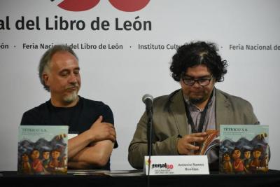 Fenal 30 – Feria Nacional del Libro de León; Antonio Ramos Revillas presentó su libro Tétrico, S.A.