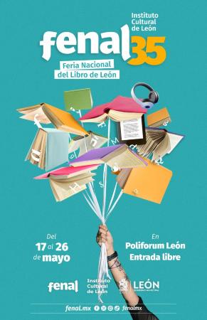 Feria Nacional del Libro (FeNaL). Cartel oficial de la XXXV Feria en el año 2024