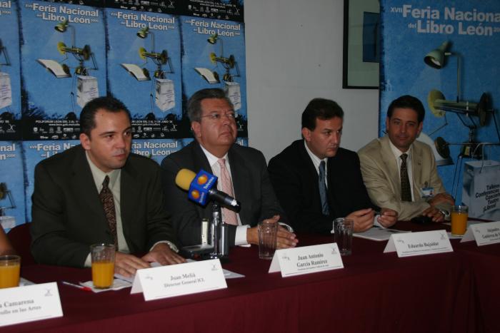 XVII Feria Nacional del Libro. Rueda de prensa en el año 2006