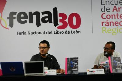 Fenal 30 – Feria Nacional del Libro de León;  Mario Macías y Jorge Navarro