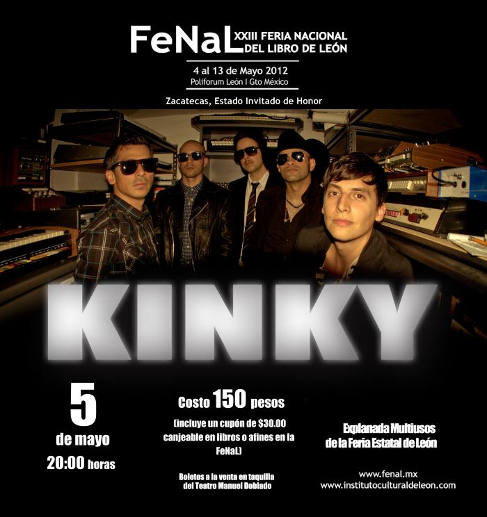 XXIII Feria Nacional del Libro. Concierto del grupo Kinky 