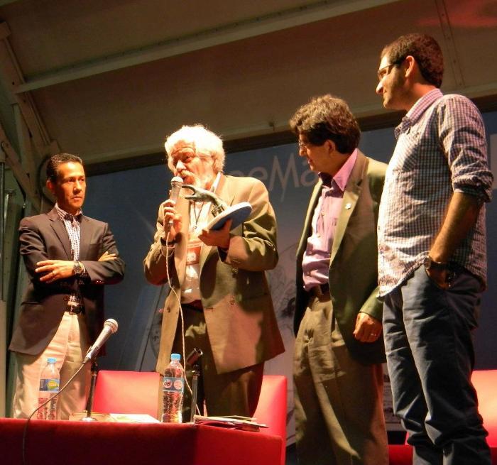 XXIII Feria Nacional del Libro. Reconocimiento a Adolfo Castañón